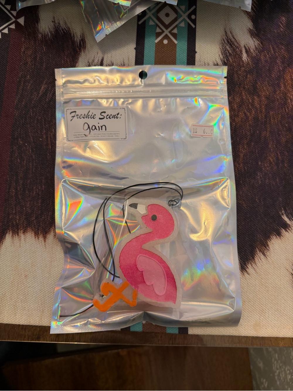 Pink Flamingo Bird Air Freshener